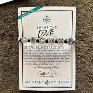 My Saint my hero bracelet. Brand new. Never used